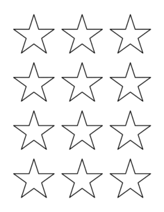 2 Inch Star Kids Coloring Pages Pdf, Free Vectors File